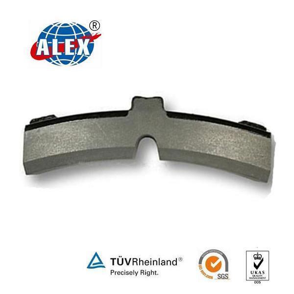 low friction train brake shoe