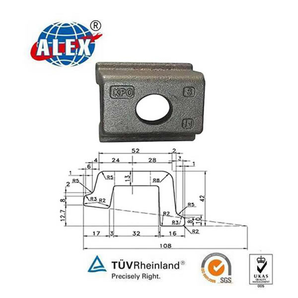 Railway Fastener Crane Rail Clamp