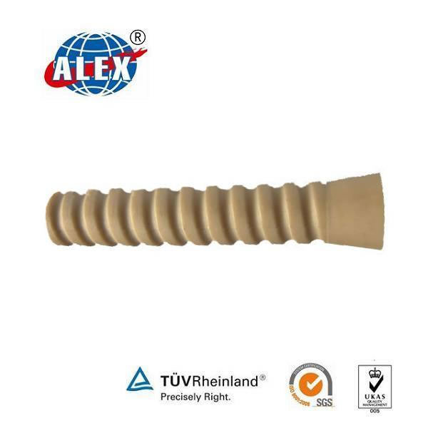 Rail Plastic Dowel For Screw Spike