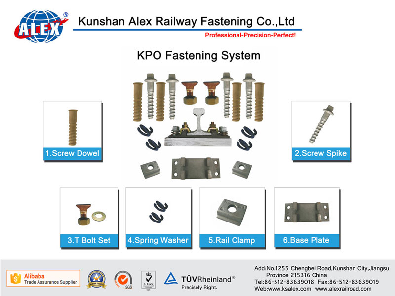 Rail Clamp KPO Fastening System