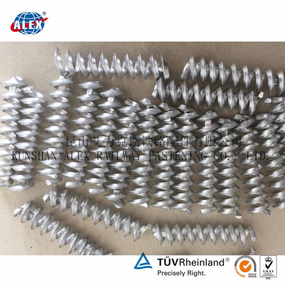 Aluminum Coil and Wedge Used with Railway Screw Spike
