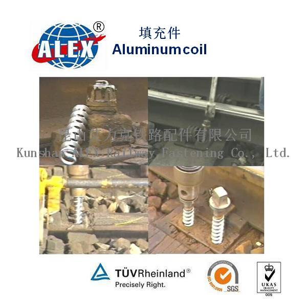 Aluminum coil for wooden sleeper nabla